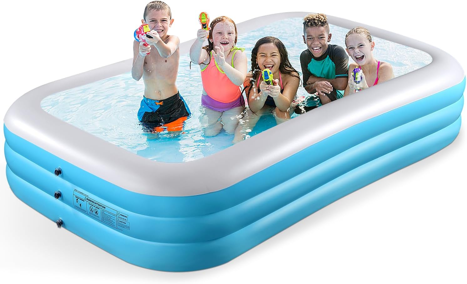 Sunrio 2025 Upgrade Inflatable Pool for Kids and Adults-120*72*22