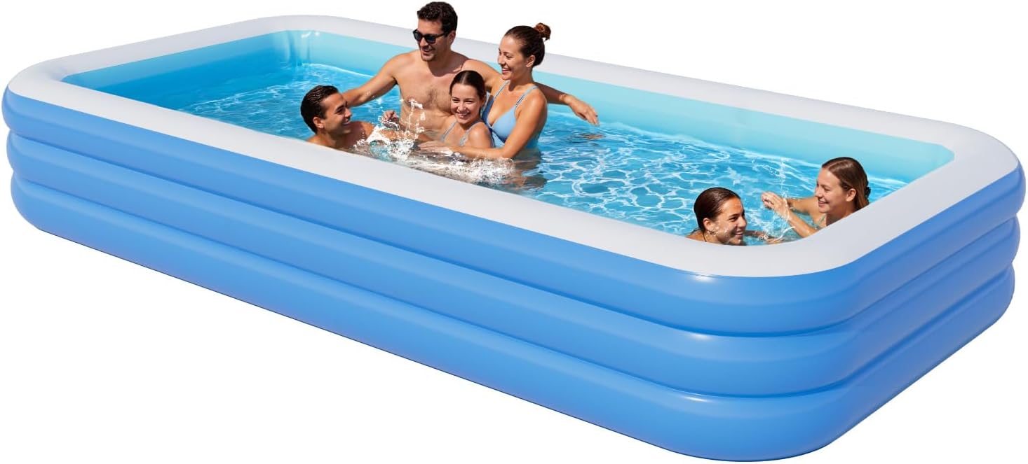 Benass Inflatable Pool for Adults, 115 x 68 x 22