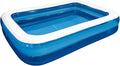 DIMAR GARDEN Inflatable Rectangular Swimming Pool for Kids or Adults (Max 79x59x203 Inch)