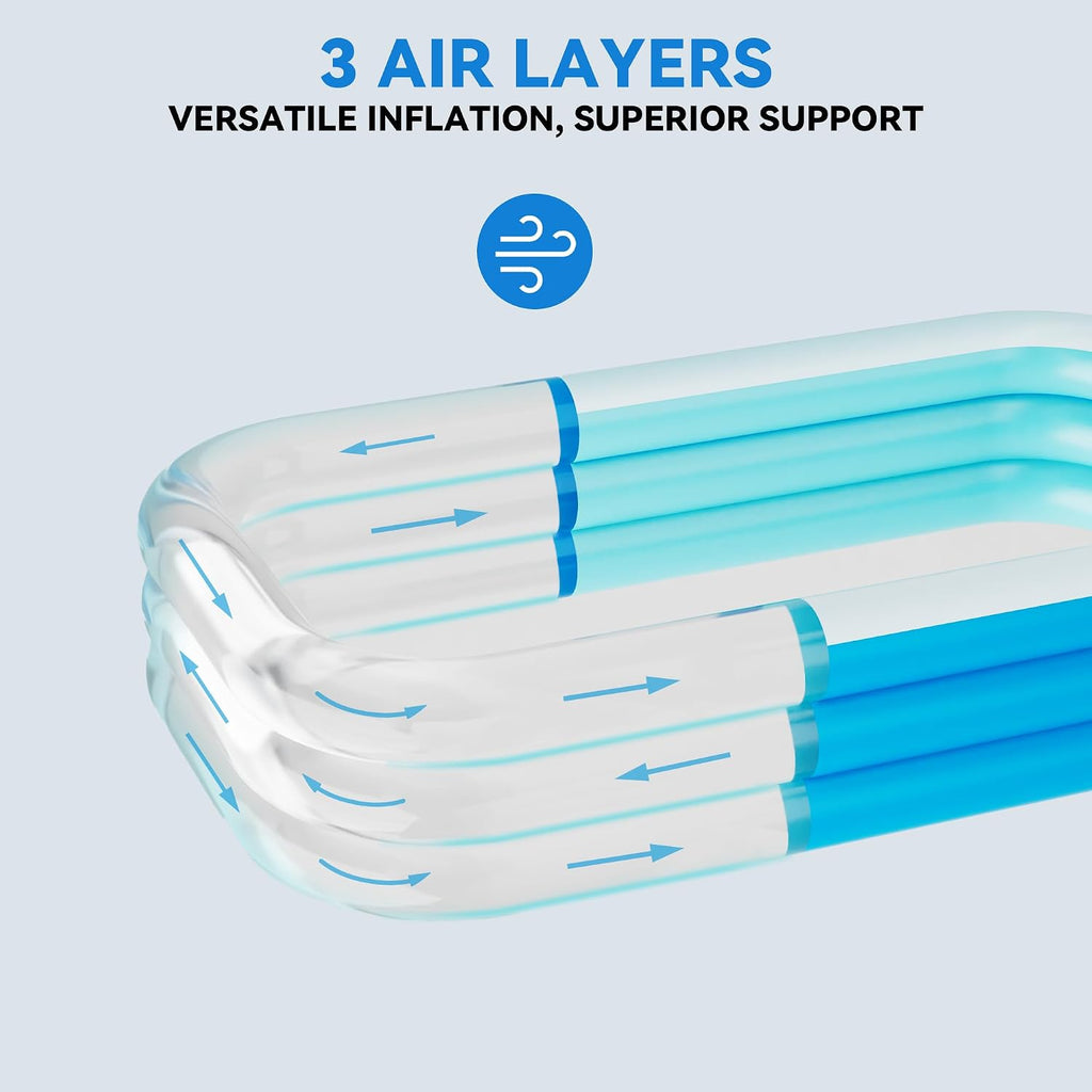 Large Inflatable Pool for Kid and Adult, 120x70x22