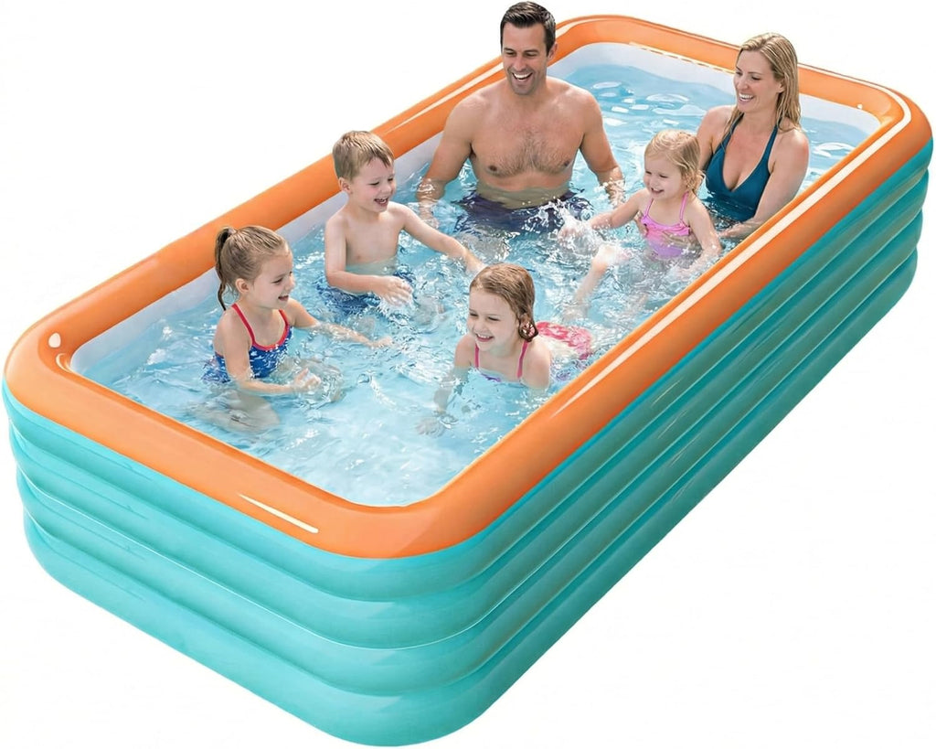 120 4-Layer Thickened Inflatable Pool for Kids & Adults