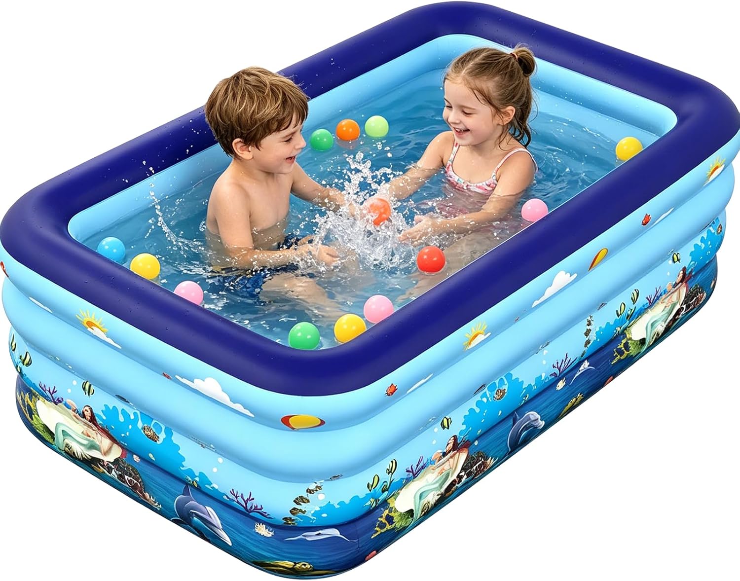 HAIKE Inflatable Pool for Adults and Kids,(47.2x35.4x19.7)