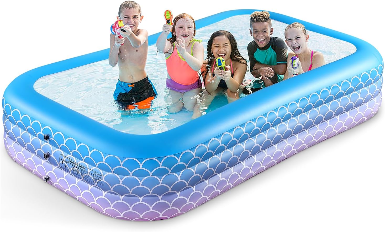Sunrio 2025 Upgrade Inflatable Pool for Kids and Adults-120*72*22