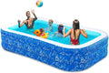 Inflatable Swimming Pool for Kids and Adults- 118 x 68 x 22