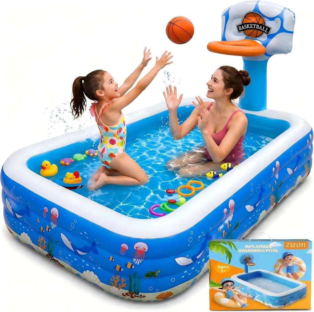 Inflatable Swimming Pool,120 x 72 x 24