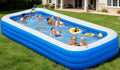 Large Inflatable Swimming Pool for Adults Kids - 120x70x22