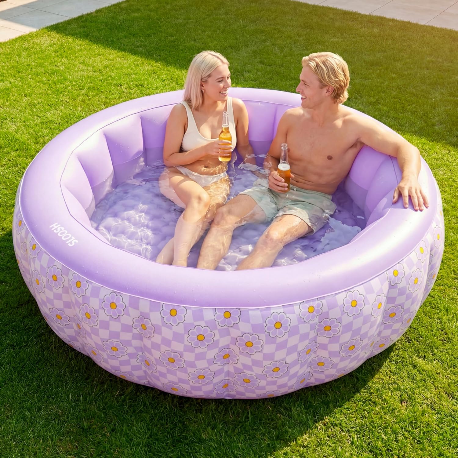 SLOOSH Inflatable Swimming Pool,5.5ft x 20 Inch